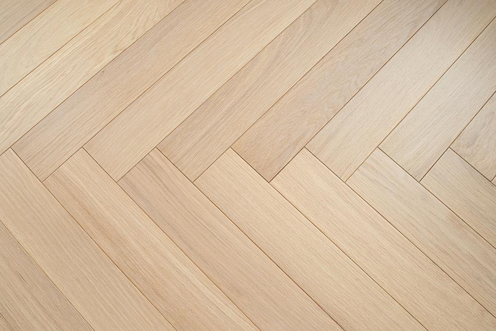 sanded, white oiled (UV)