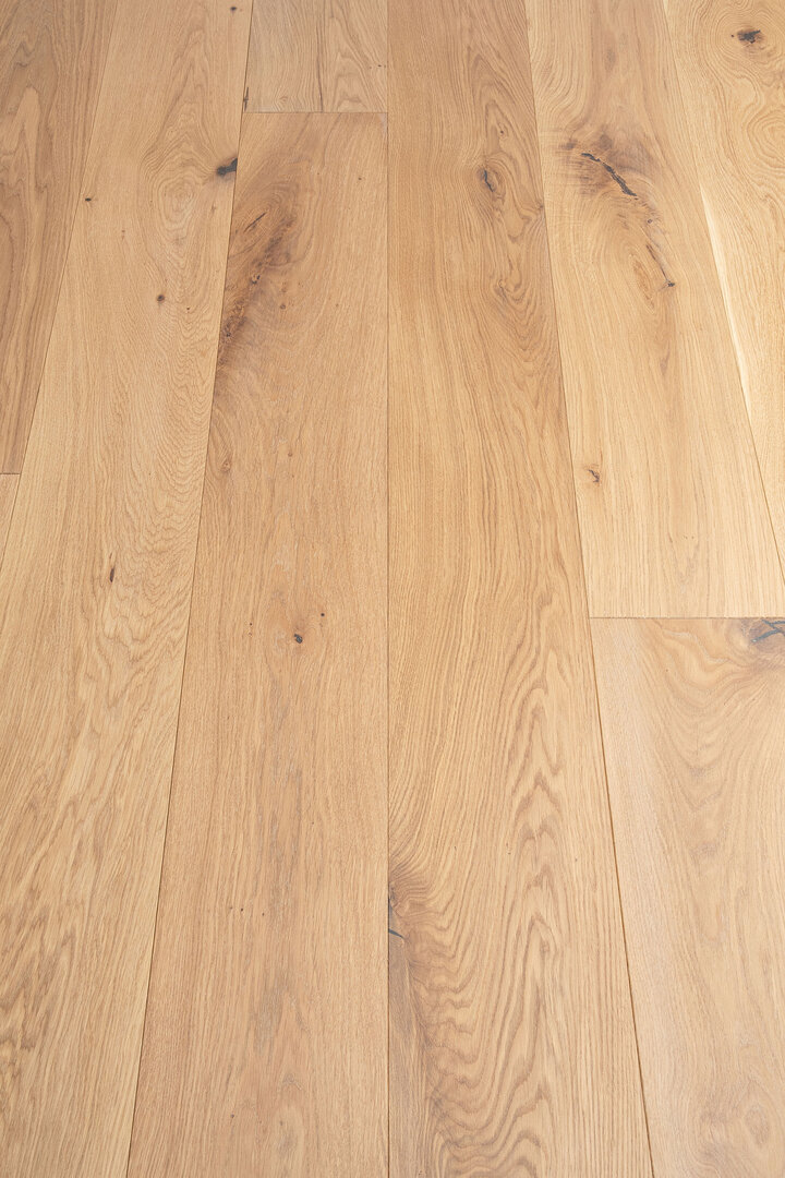 Eiche geschliffen, Rohholzoptik geölt