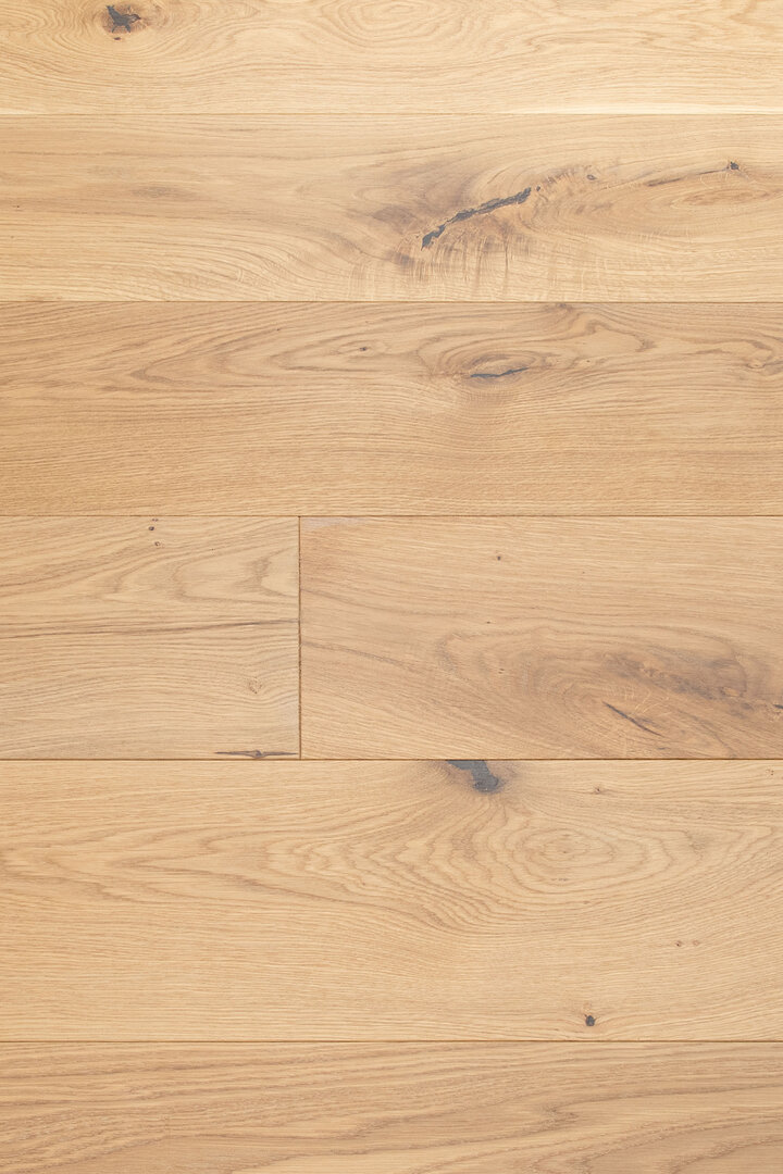Eiche geschliffen, Rohholzoptik geölt