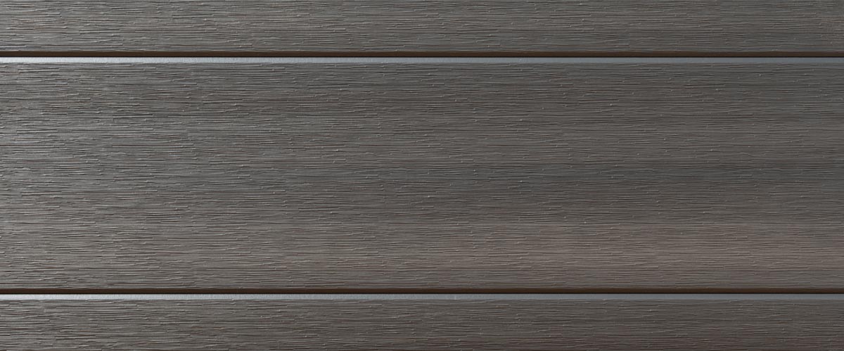 Clôture de jardin enfichable BPC - co-ex bicolor old grey